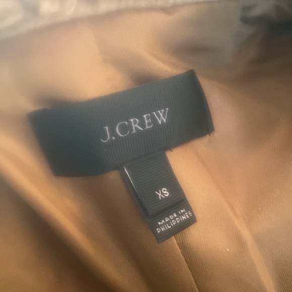 J.Crew faux Sherpa vest camel gold XS pockets two way zip - Picture 3 of 10